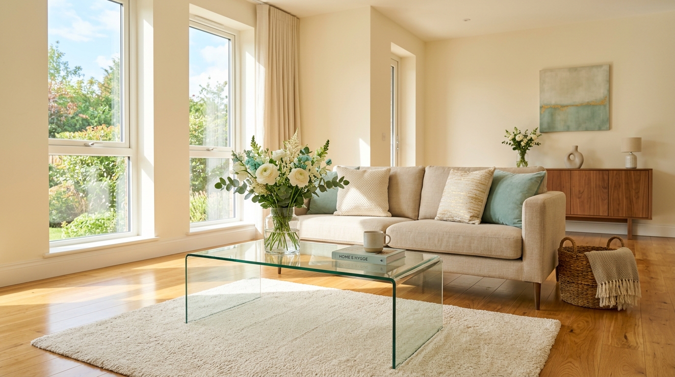 Beautifully clean home interior