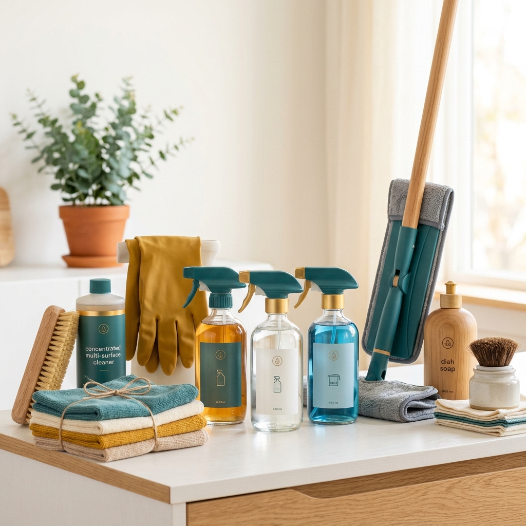 Professional cleaning supplies
